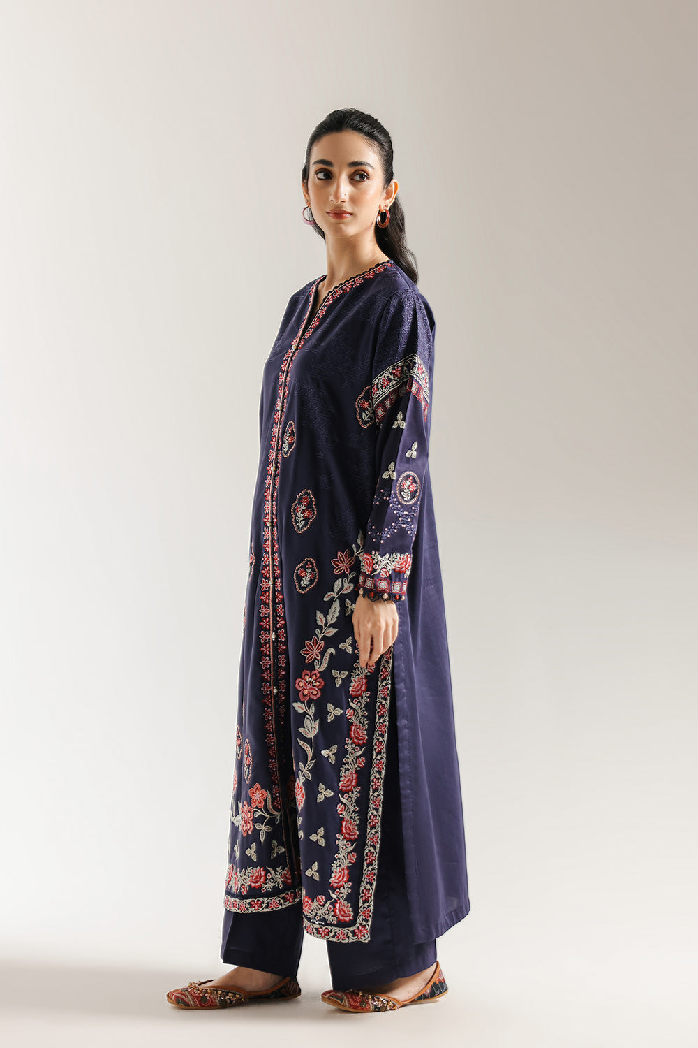 Ethnic | Rozana Collection 25 | Embroidered Dress 05A by Ethnic - Designer Dress  - Type : Ladies Clothes - Available at Libayah - 100% Original 