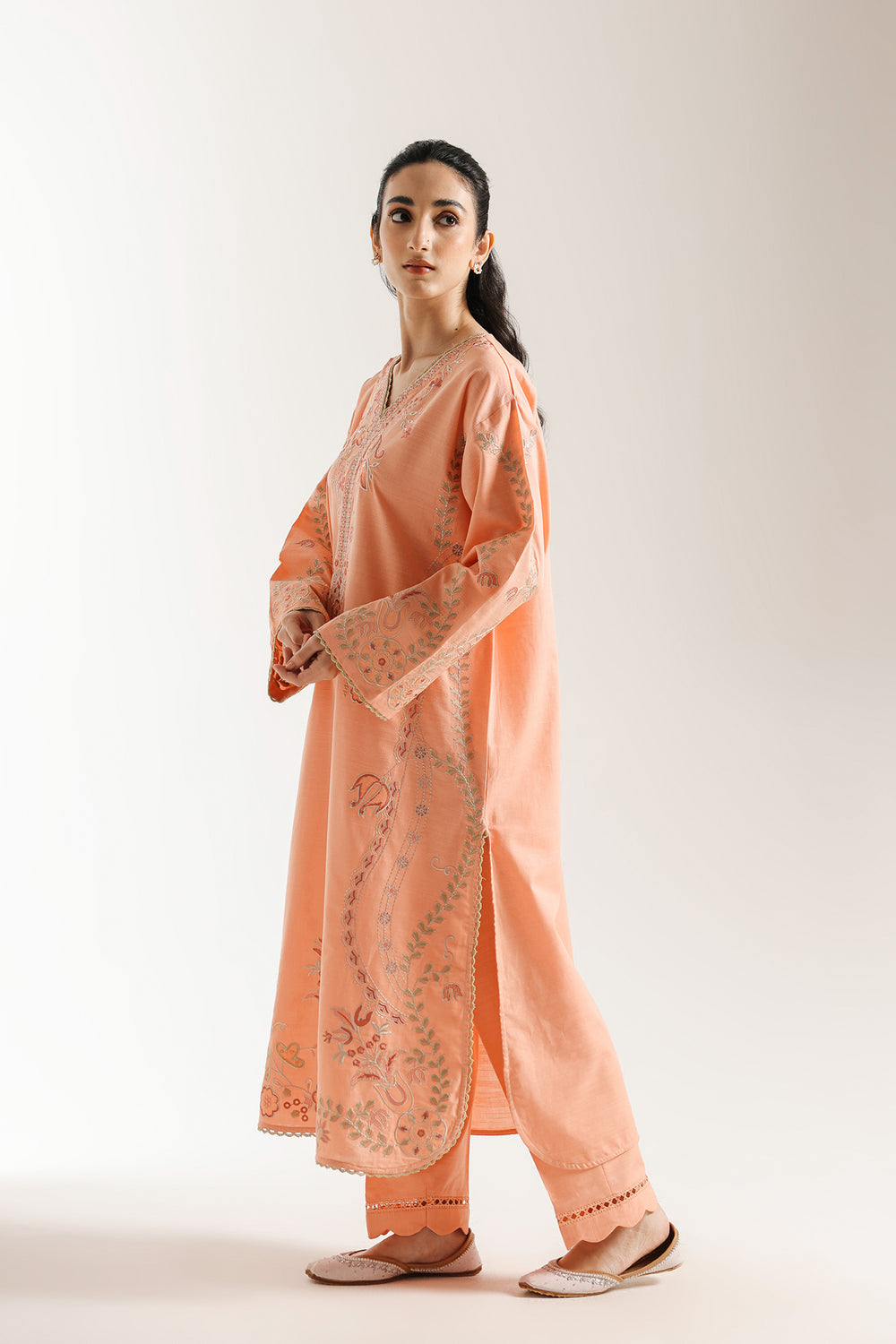 Ethnic | Rozana Collection 25 | Embroidered Dress 06A by Ethnic - Designer Dress  - Type : Ladies Clothes - Available at Libayah - 100% Original 