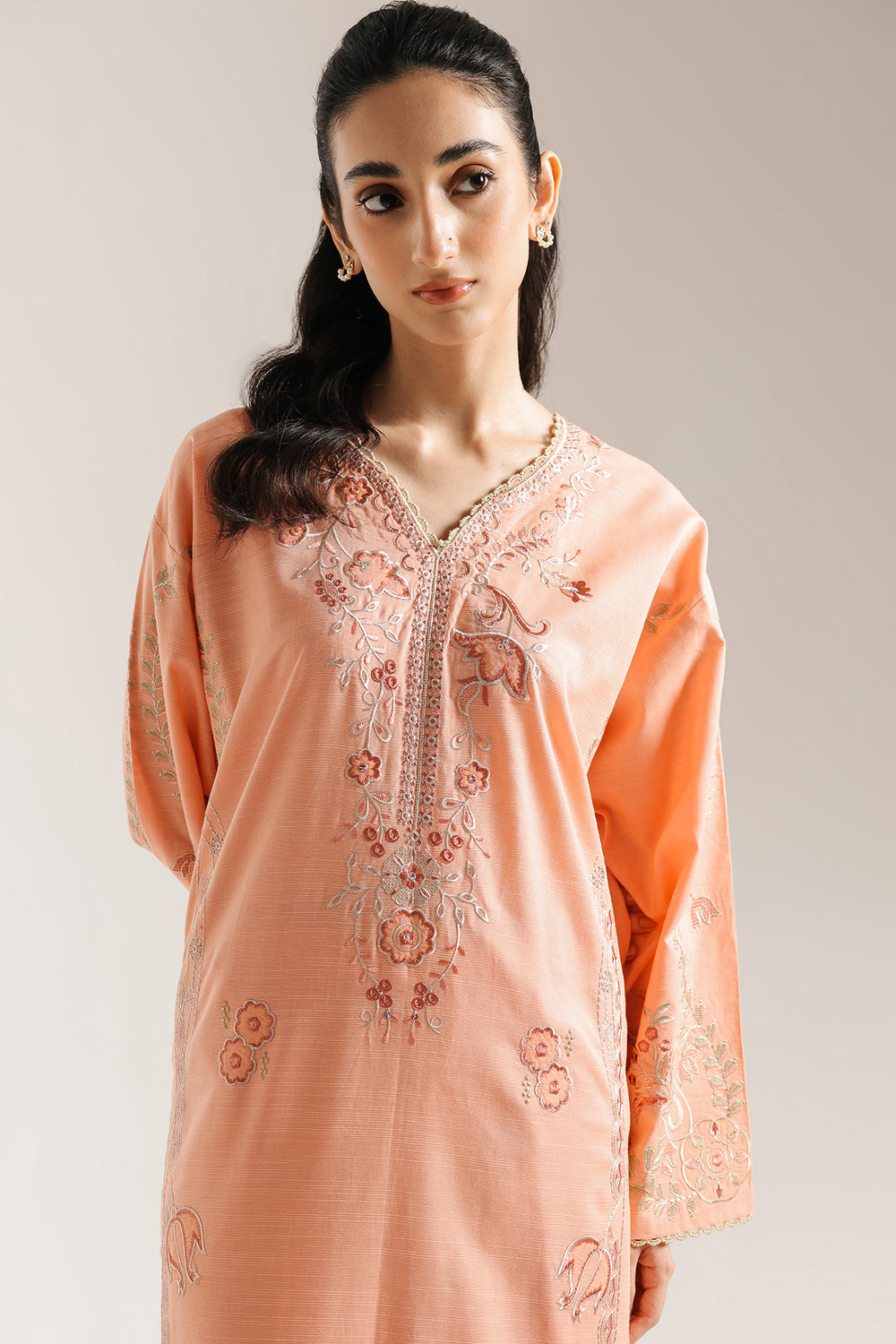 Ethnic | Rozana Collection 25 | Embroidered Dress 06A by Ethnic - Designer Dress  - Type : Ladies Clothes - Available at Libayah - 100% Original 