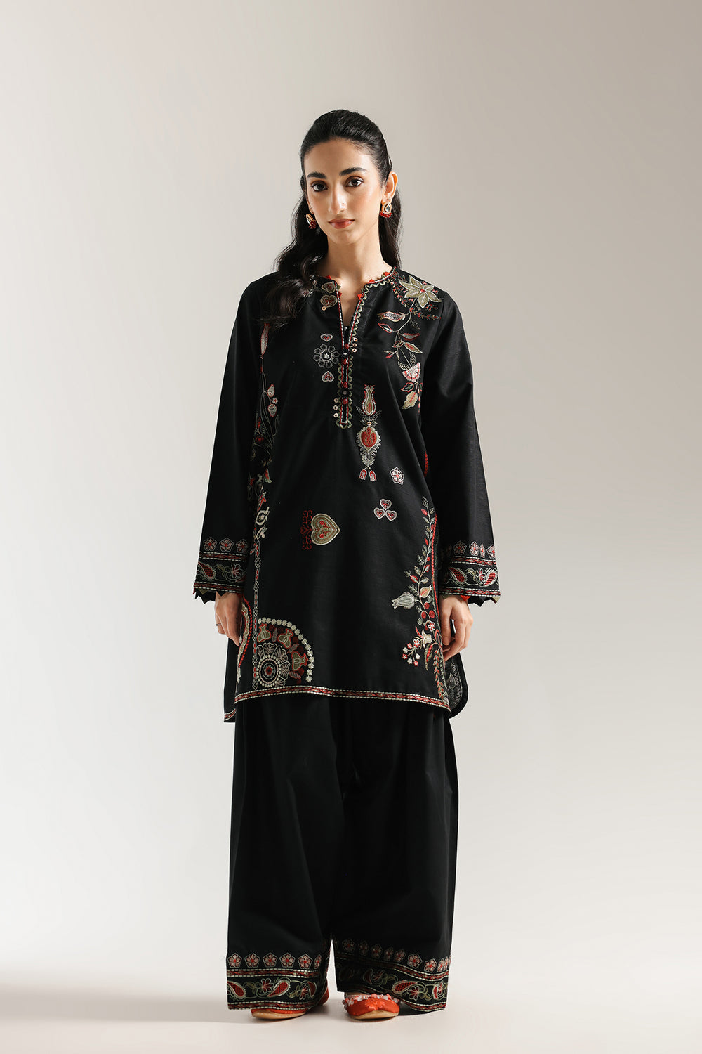 Ethnic | Rozana Collection 25 | Embroidered Dress 07A by Ethnic - Designer Dress  - Type : Ladies Clothes - Available at Libayah - 100% Original 