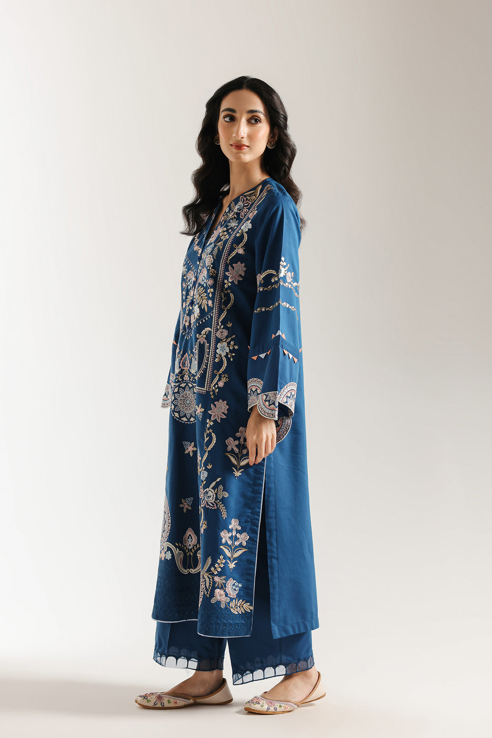 Ethnic | Rozana Collection 25 | Embroidered Dress 04A by Ethnic - Designer Dress  - Type : Ladies Clothes - Available at Libayah - 100% Original 