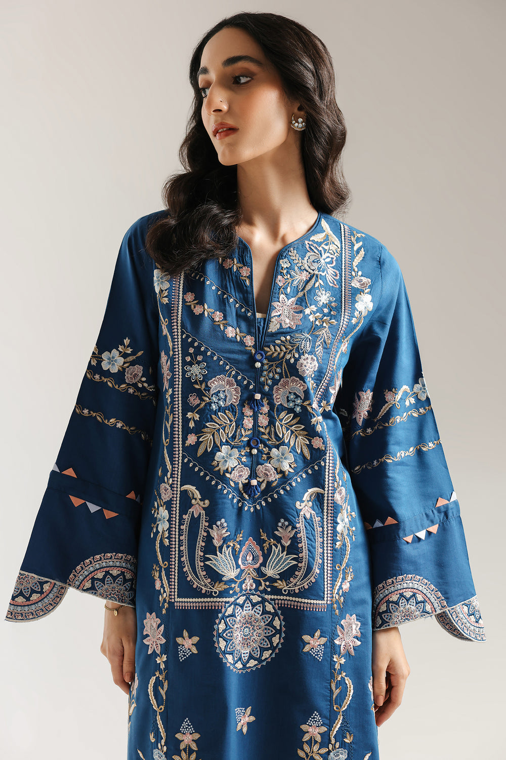 Ethnic | Rozana Collection 25 | Embroidered Dress 04A by Ethnic - Designer Dress  - Type : Ladies Clothes - Available at Libayah - 100% Original 