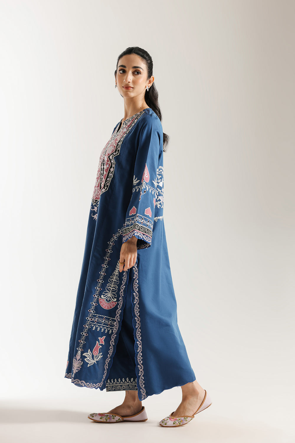 Ethnic | Rozana Collection 25 | Embroidered Dress 03A by Ethnic - Designer Dress  - Type : Ladies Clothes - Available at Libayah - 100% Original 