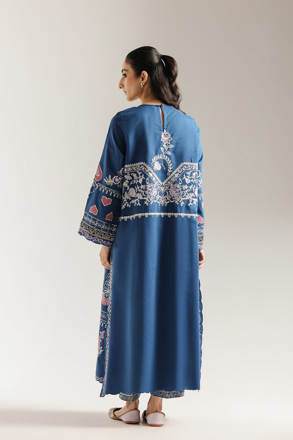 Ethnic | Rozana Collection 25 | Embroidered Dress 03A by Ethnic - Designer Dress  - Type : Ladies Clothes - Available at Libayah - 100% Original 