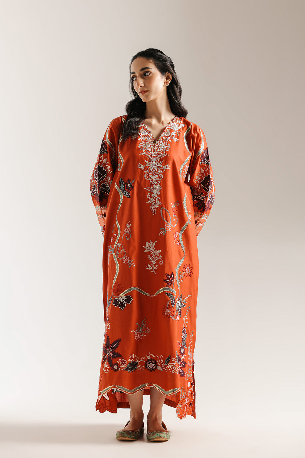 Ethnic | Rozana Collection 25 | Embroidered Dress 01A by Ethnic - Designer Dress  - Type : Ladies Clothes - Available at Libayah - 100% Original 