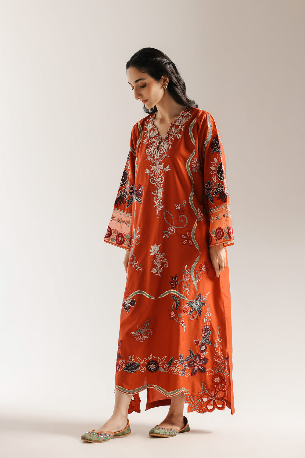 Ethnic | Rozana Collection 25 | Embroidered Dress 01A by Ethnic - Designer Dress  - Type : Ladies Clothes - Available at Libayah - 100% Original 