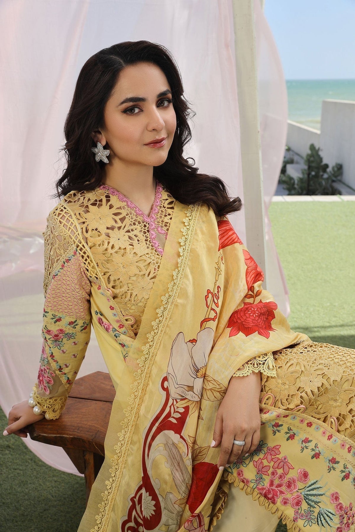 Maryam Hussain | Luxury Lawn 24 | TROPICA