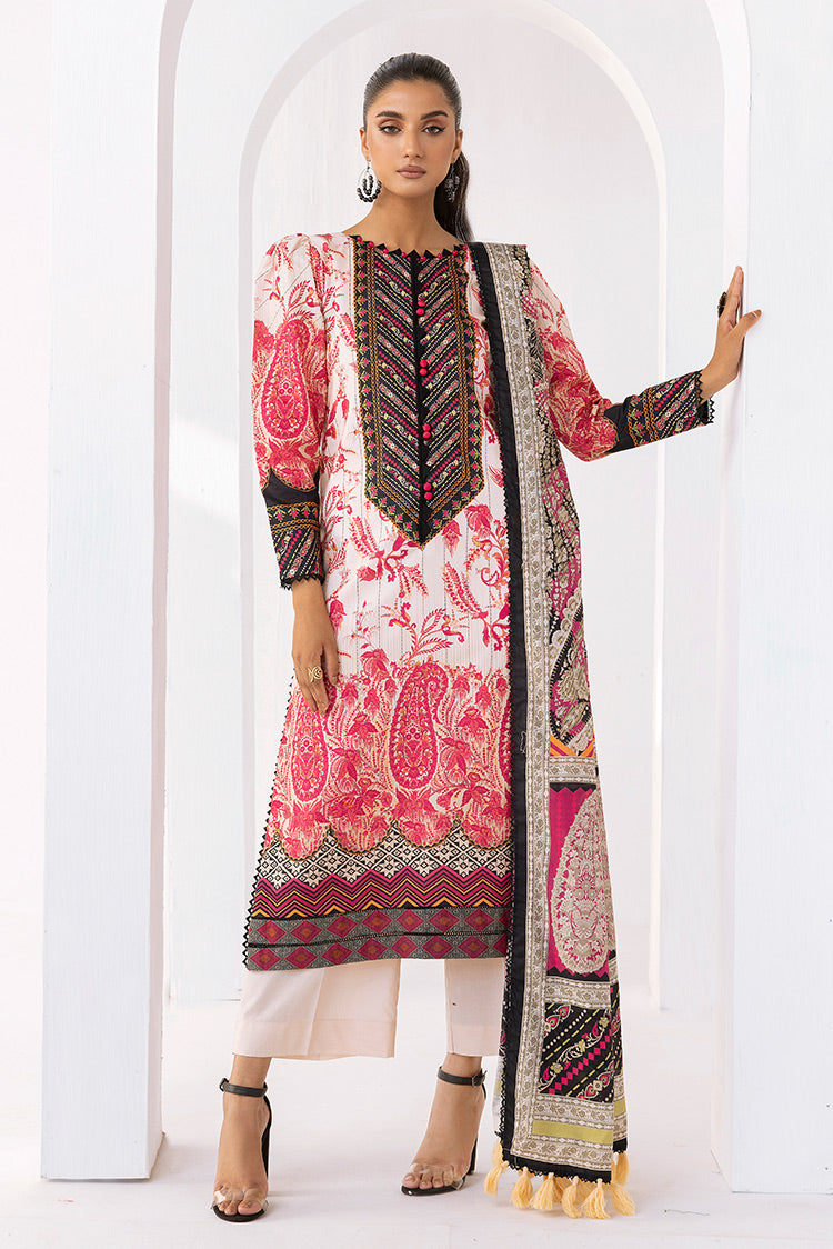 Ellena | Printed Lawn Collection | D32 by Ellena - Designer Dress - Type: Ladies Clothes - Available at Libayah - 100% Original