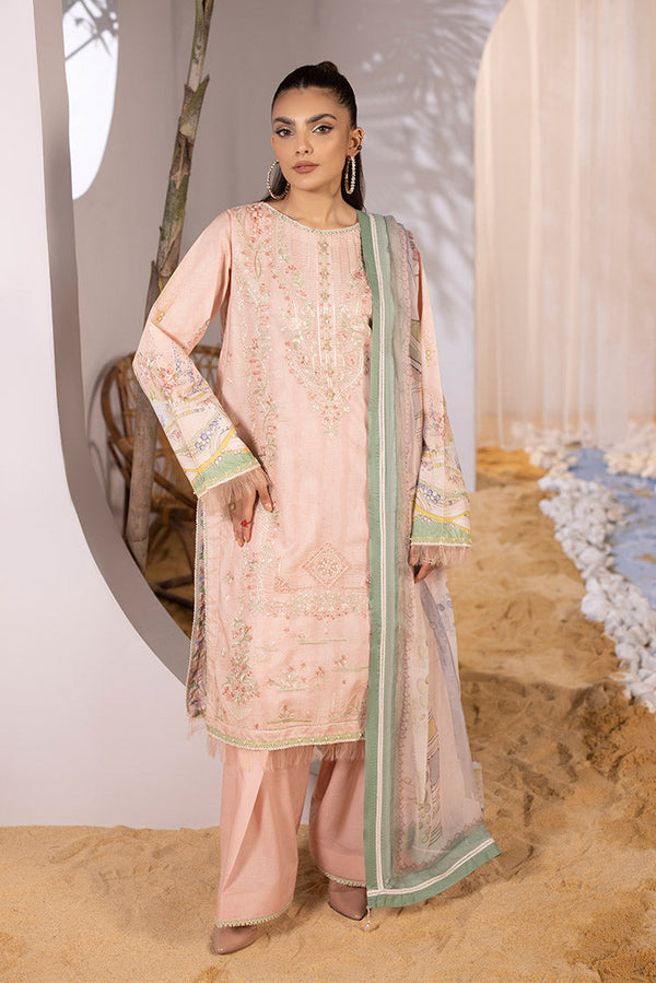Ellena | Luxury Embroidered Collection| P-01 by Ellena - Designer Dress - Type: Ladies Clothes - Available at Libayah - 100% Original