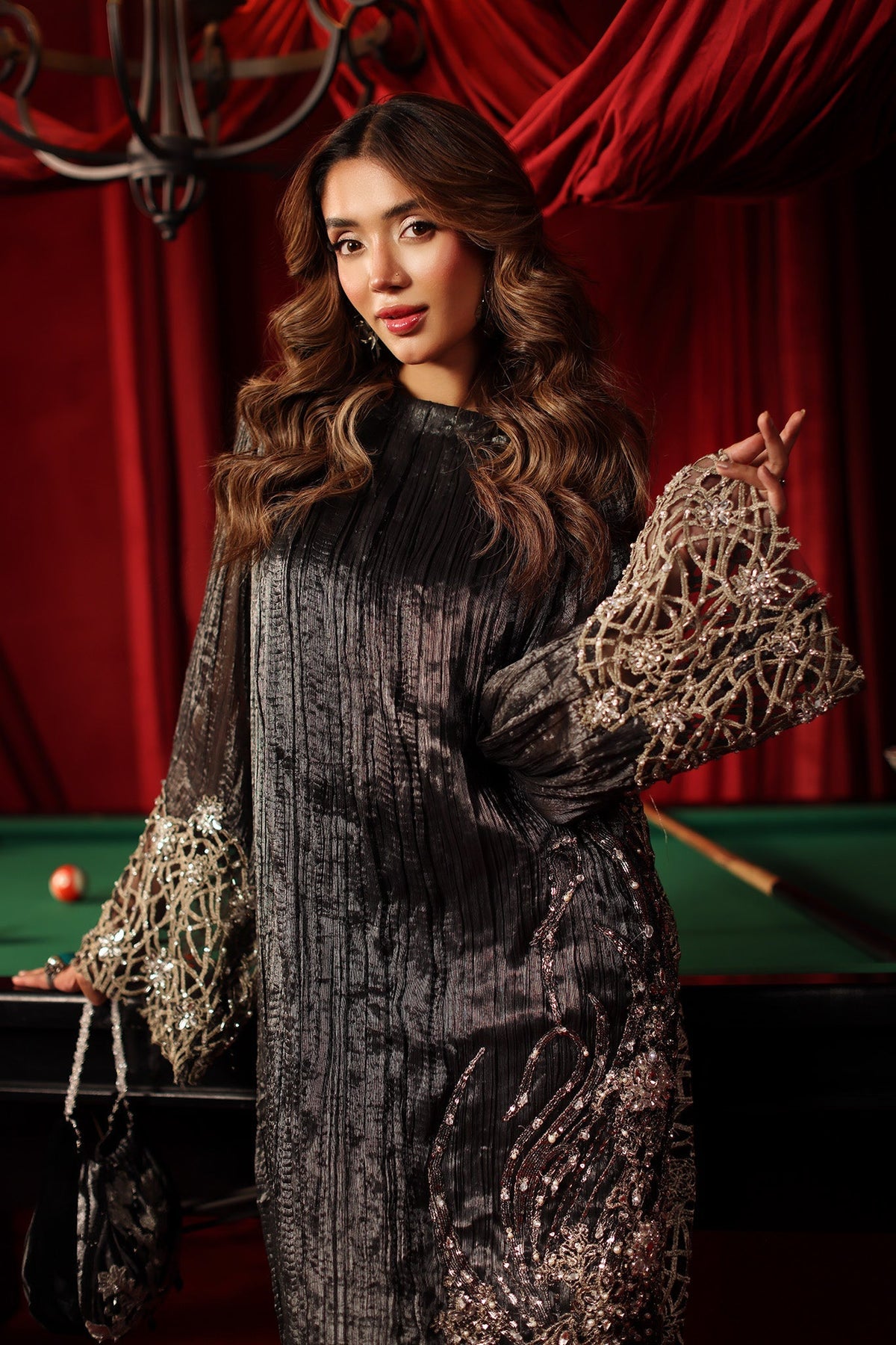 Musferah Saad | The Elite Club | Eclipse by Musferah Saad - Designer Dress  - Type : Ladies Clothes - Available at Libayah - 100% Original 