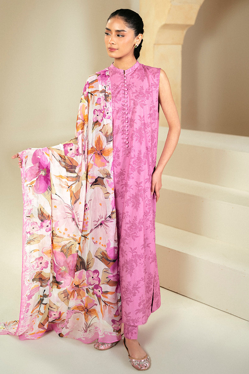 Cross Stitch | Daily Lawn 24 | CURIO GLOW-3 PIECE LAWN SUIT