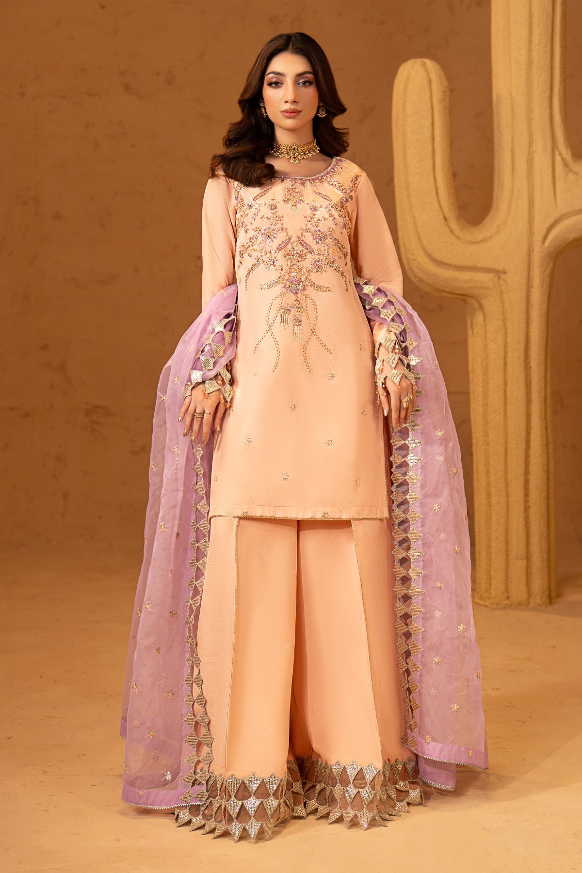 Maryams | Noir Luxury Formals | Ophelia by Maryams - Designer Dress  - Type : Ladies Clothes - Available at Libayah - 100% Original 