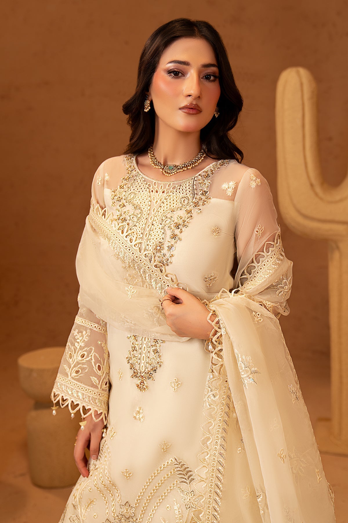 Maryams | Noir Luxury Formals | Celeste by Maryams - Designer Dress  - Type : Ladies Clothes - Available at Libayah - 100% Original 