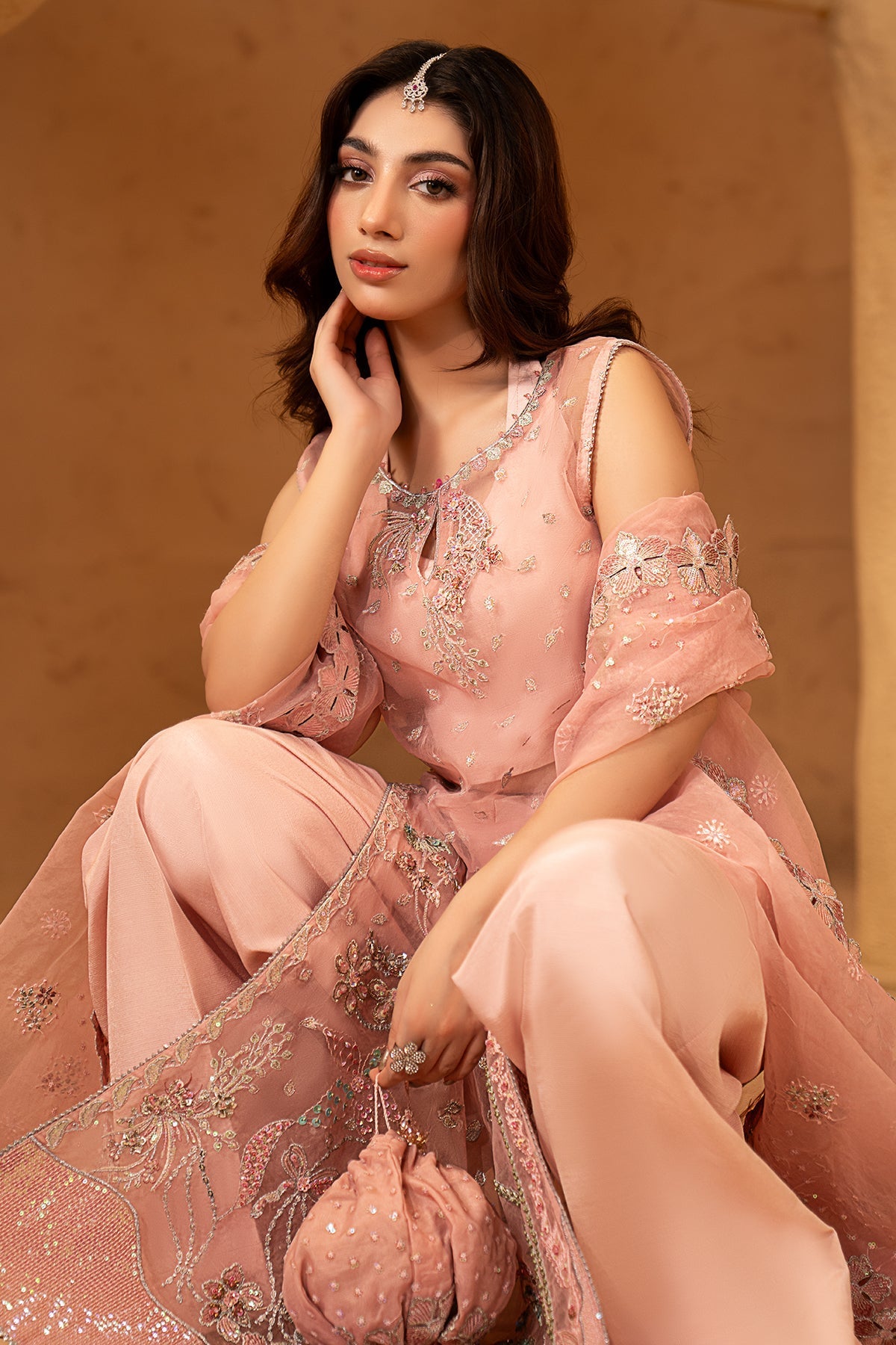 Maryams | Noir Luxury Formals | Mina by Maryams - Designer Dress  - Type : Ladies Clothes - Available at Libayah - 100% Original 