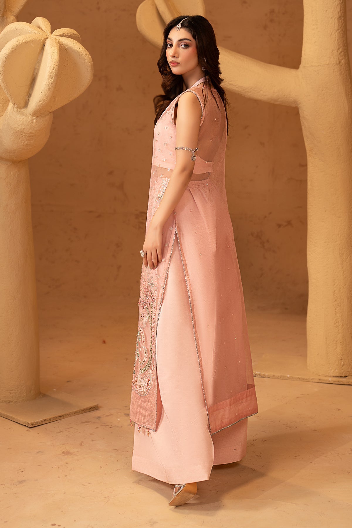 Maryams | Noir Luxury Formals | Mina by Maryams - Designer Dress  - Type : Ladies Clothes - Available at Libayah - 100% Original 