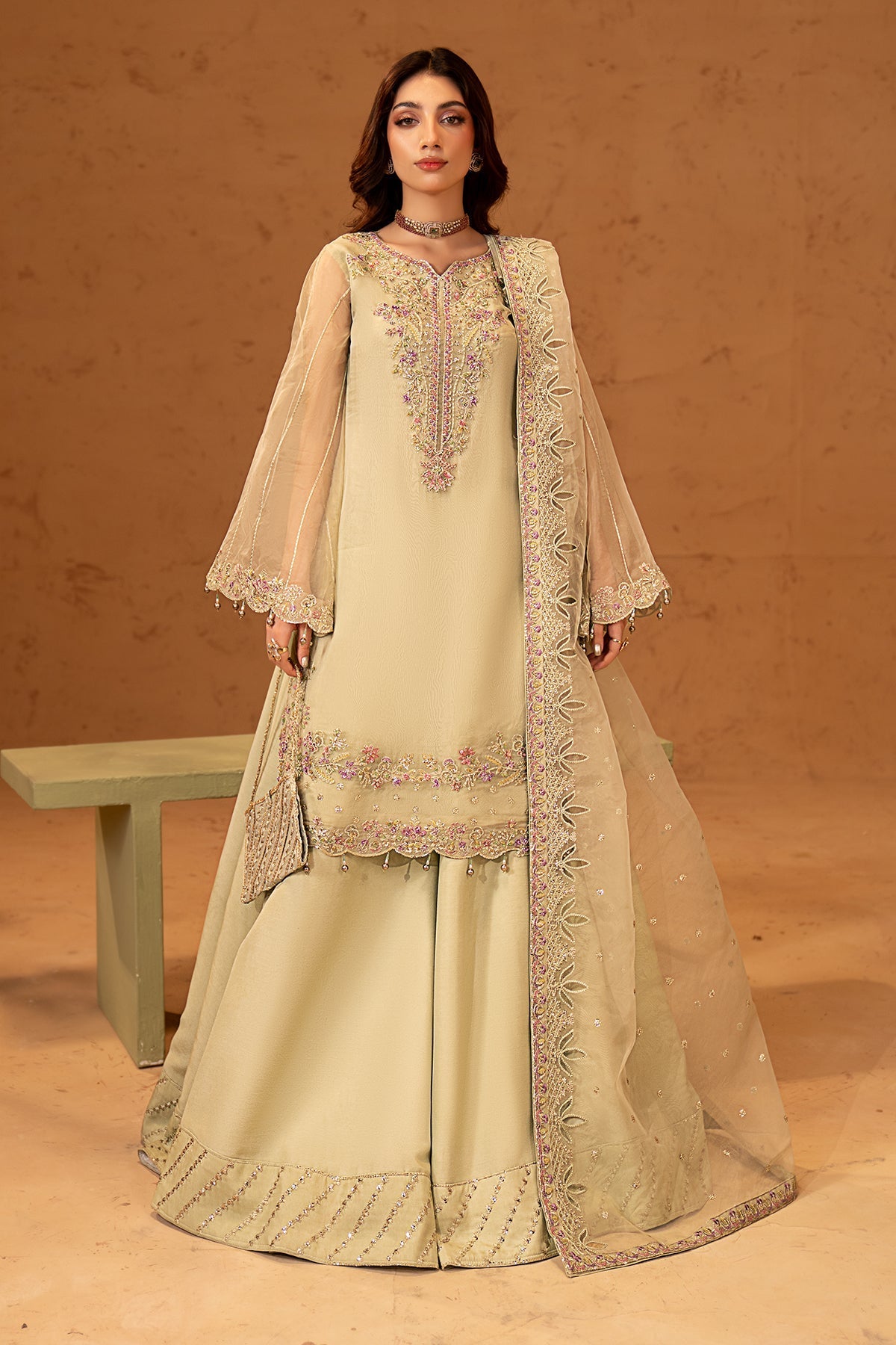 Maryams | Noir Luxury Formals | Symphony by Maryams - Designer Dress  - Type : Ladies Clothes - Available at Libayah - 100% Original 