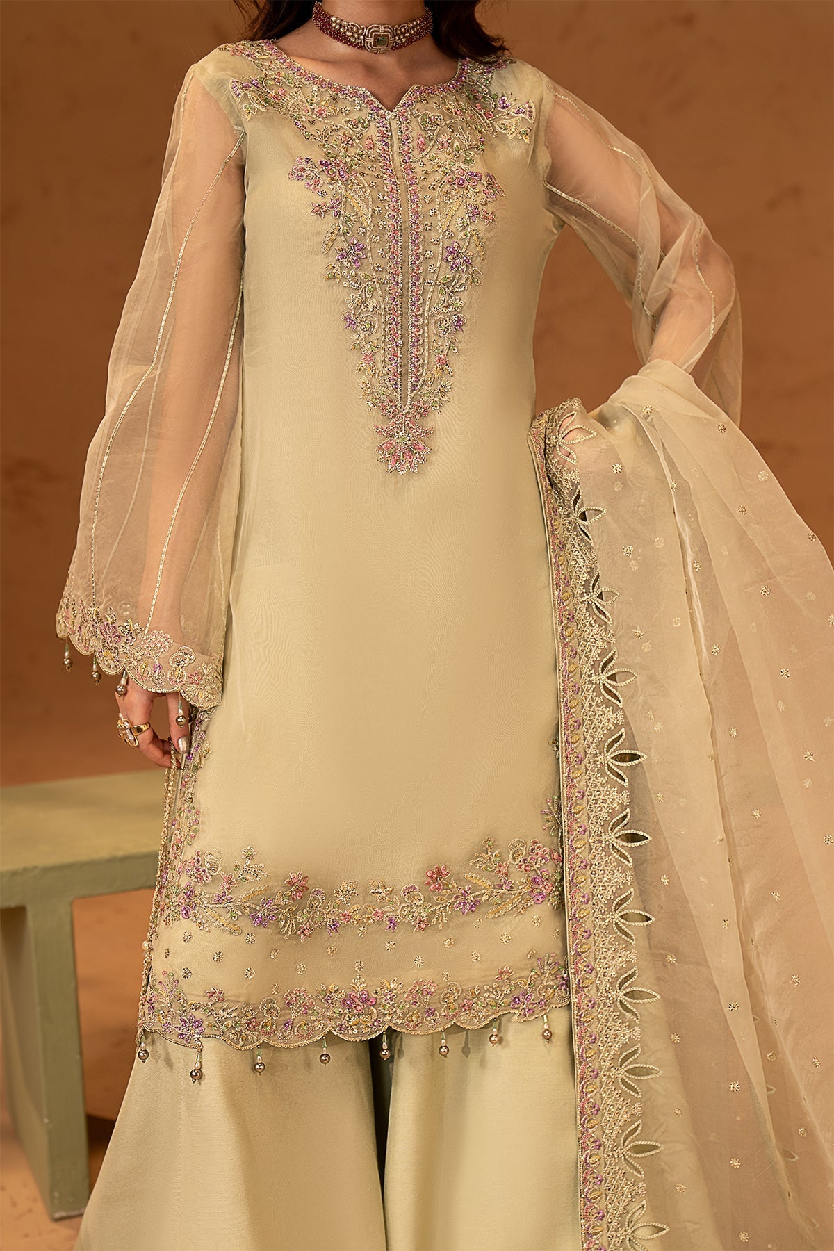 Maryams | Noir Luxury Formals | Symphony by Maryams - Designer Dress  - Type : Ladies Clothes - Available at Libayah - 100% Original 