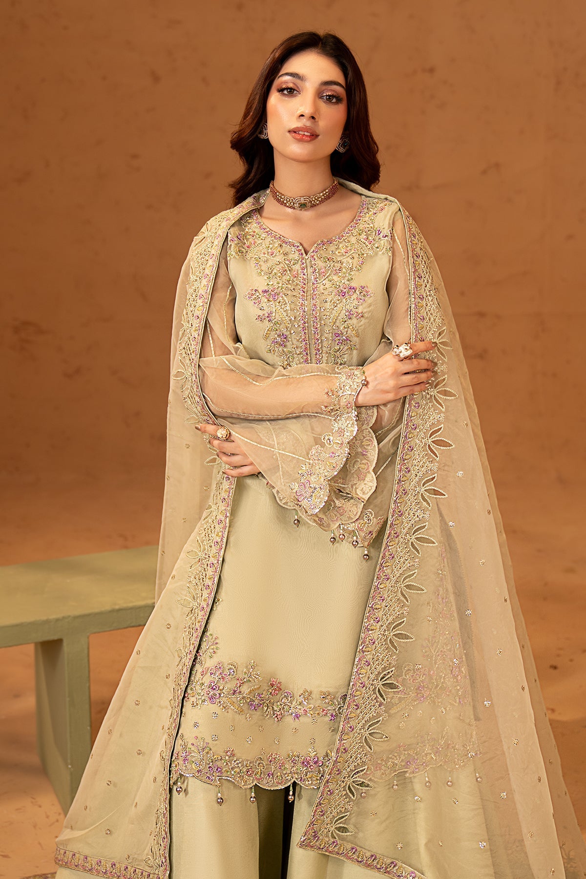 Maryams | Noir Luxury Formals | Symphony by Maryams - Designer Dress  - Type : Ladies Clothes - Available at Libayah - 100% Original 