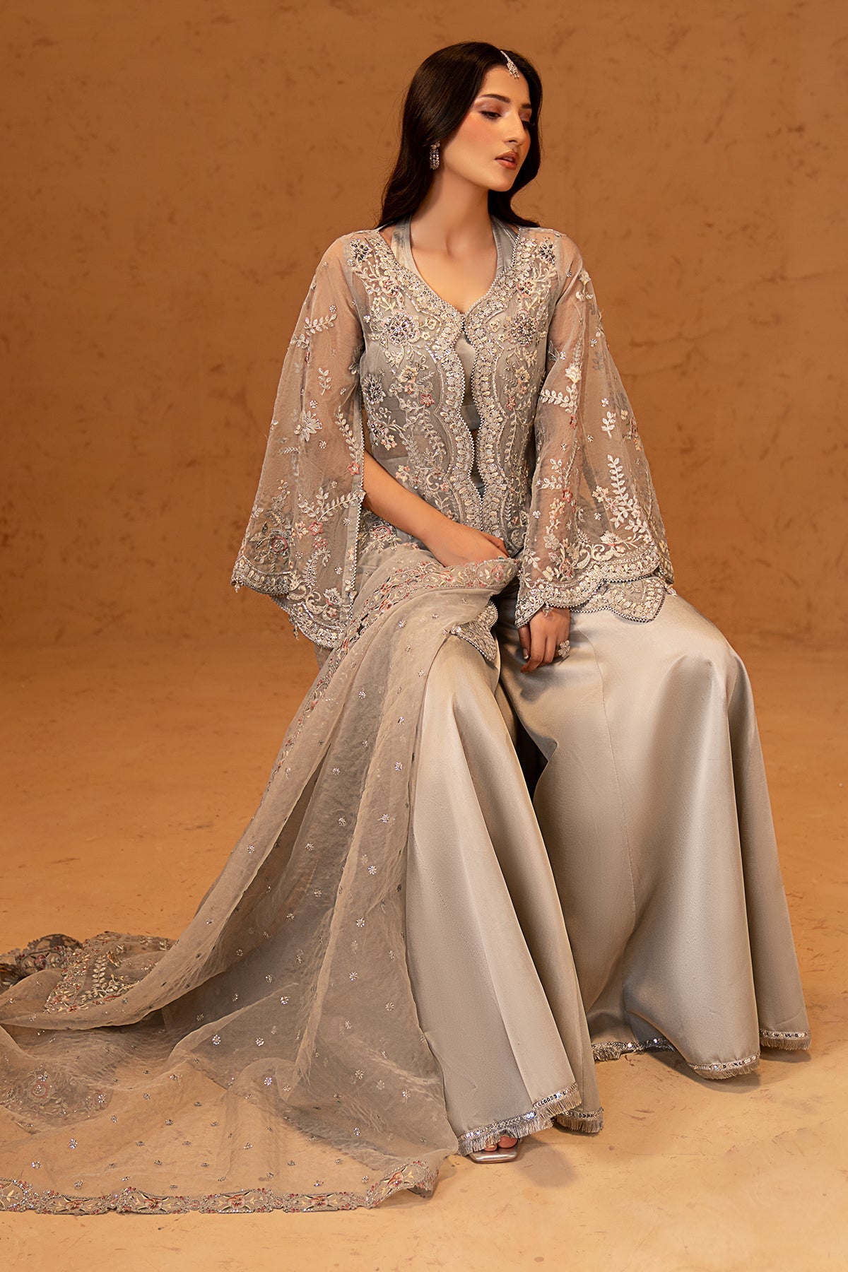 Maryams | Noir Luxury Formals | Serenade by Maryams - Designer Dress  - Type : Ladies Clothes - Available at Libayah - 100% Original 