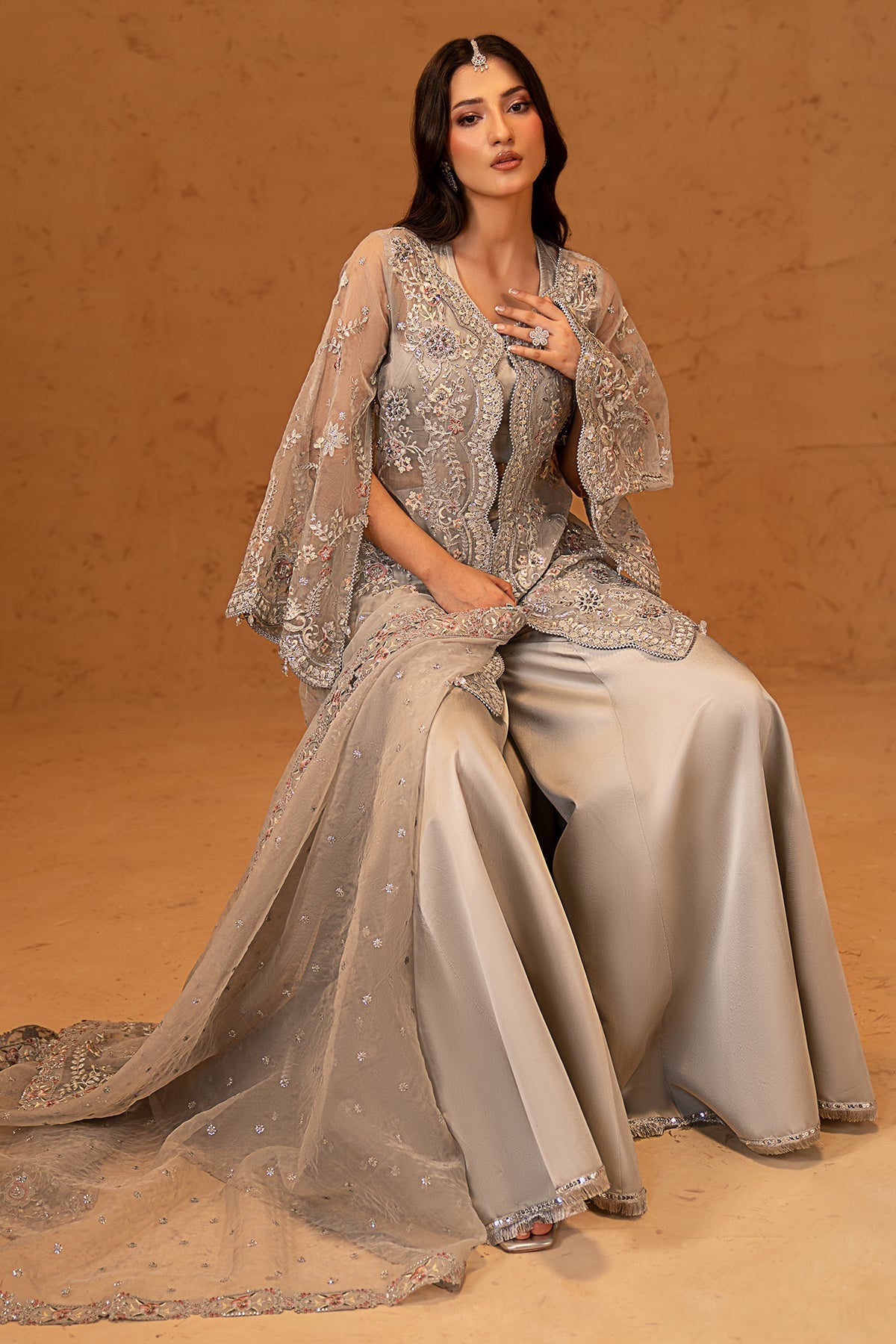 Maryams | Noir Luxury Formals | Serenade by Maryams - Designer Dress  - Type : Ladies Clothes - Available at Libayah - 100% Original 