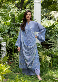 Elaf Premium | Luxury Lawn 26 | ELQ-2B LAVENDER LUXE by Elaf Premium - Designer Dress  - Type : Ladies Clothes - Available at Libayah - 100% Original 
