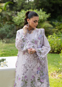 Elaf Premium | Luxury Lawn 26 | ELQ-4B PURE PLUM by Elaf Premium - Designer Dress  - Type : Ladies Clothes - Available at Libayah - 100% Original 