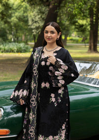 Elaf Premium | Luxury Lawn 26 | ELQ-5B BLACK MASCARA by Elaf Premium - Designer Dress  - Type : Ladies Clothes - Available at Libayah - 100% Original 
