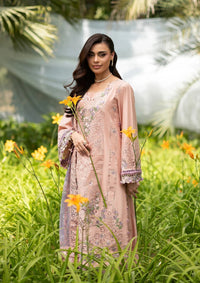 Elaf Premium | Luxury Lawn 26 | ELQ-6A BLUSHING ROSE by Elaf Premium - Designer Dress  - Type : Ladies Clothes - Available at Libayah - 100% Original 
