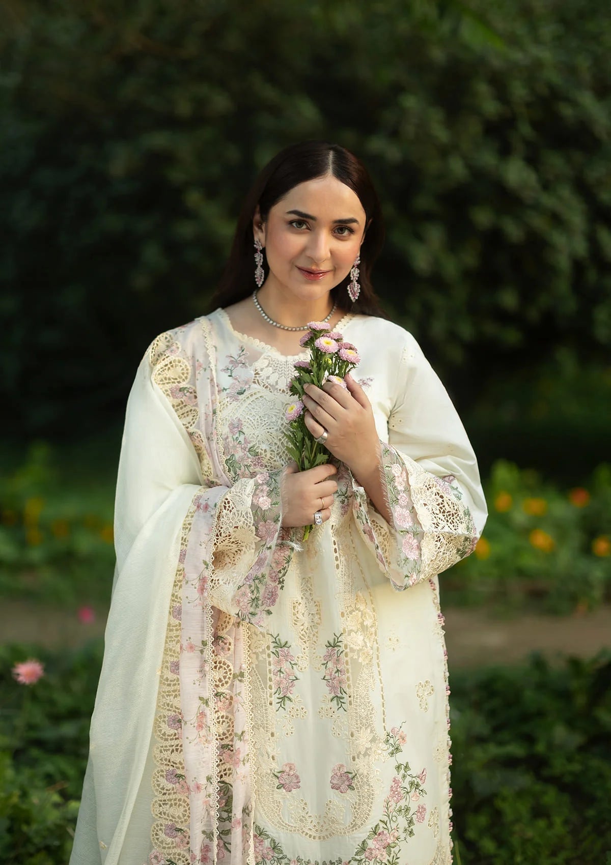 Elaf Premium | Luxury Lawn 26 | ELQ-7B SWEET TALK by Elaf Premium - Designer Dress  - Type : Ladies Clothes - Available at Libayah - 100% Original 