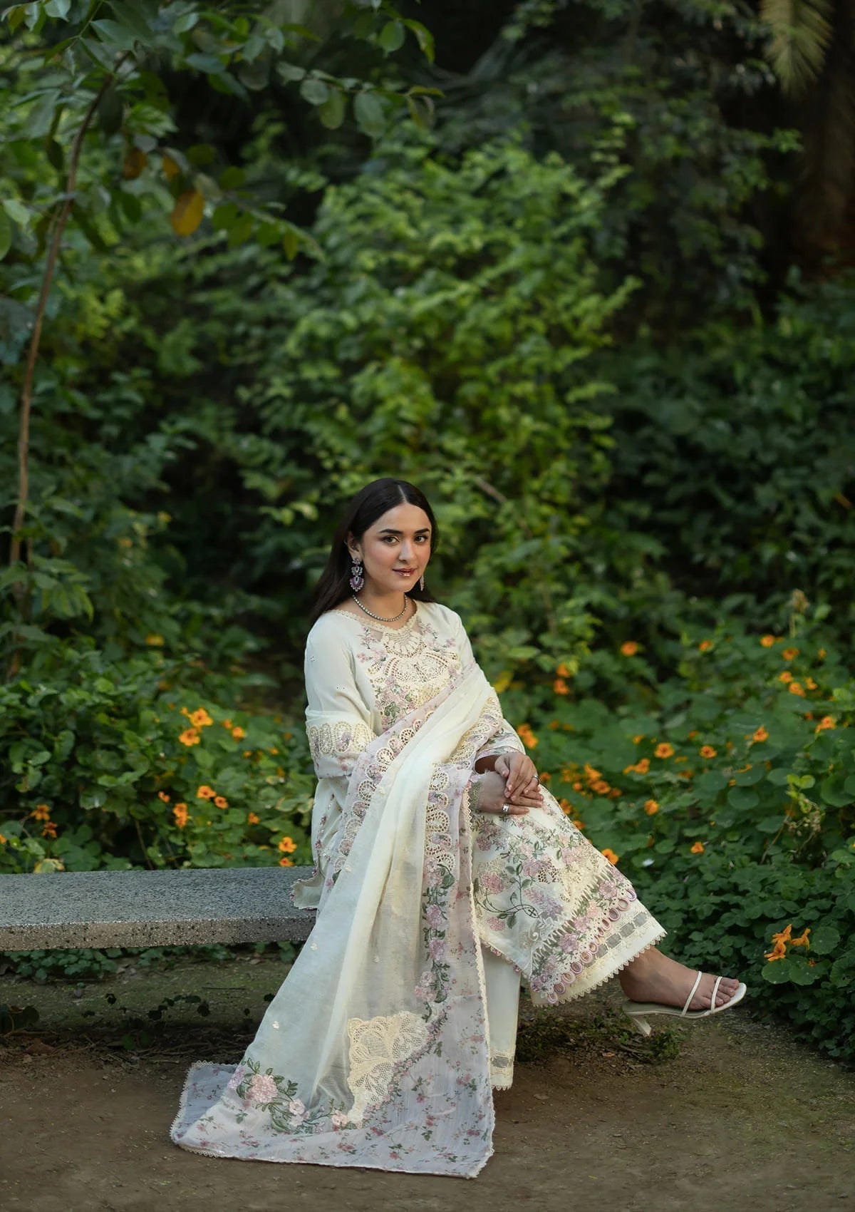 Elaf Premium | Luxury Lawn 26 | ELQ-7B SWEET TALK by Elaf Premium - Designer Dress  - Type : Ladies Clothes - Available at Libayah - 100% Original 
