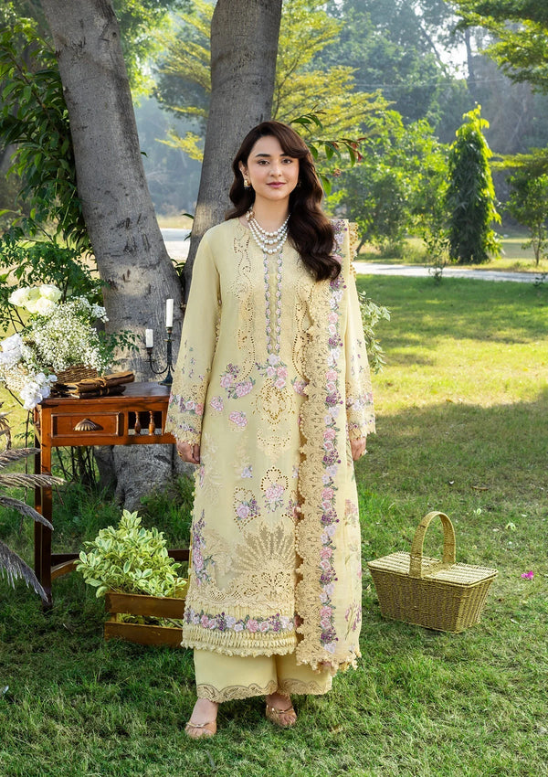 Elaf Premium | Luxury Lawn 26 | ELY-05 SOUCI - by Libayah - Registered Vendor of : Elaf Premium - 100% Original Designer Dress