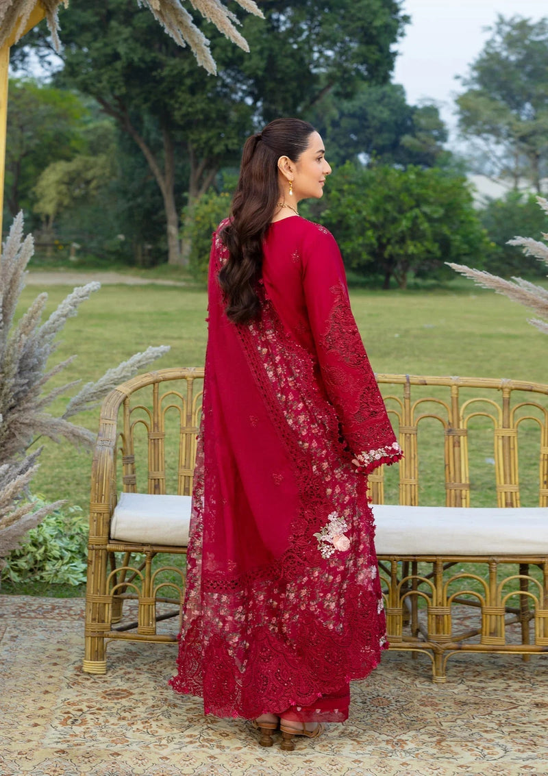 Elaf Premium | Luxury Lawn 26 | ELY-10 CHERIE LADY - by Libayah - Registered Vendor of : Elaf Premium - 100% Original Designer Dress