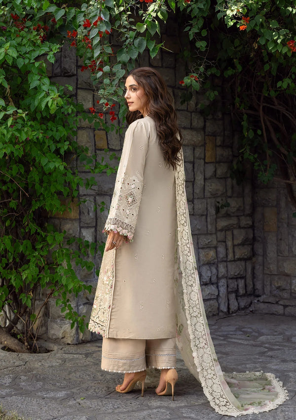 Elaf Premium | Luxury Lawn 26 | ELY-2A CAMELLIA - by Libayah - Registered Vendor of : Elaf Premium - 100% Original Designer Dress