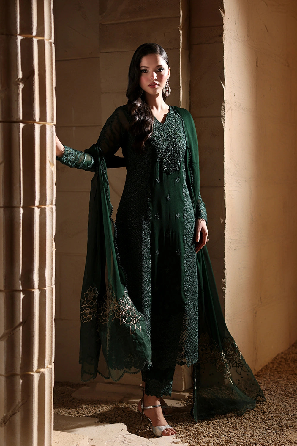 Azure | Luxe Formals | Emeraude by Azure - Designer Dress - Type : Ladies Clothes - Available at Libayah - 100% Original 