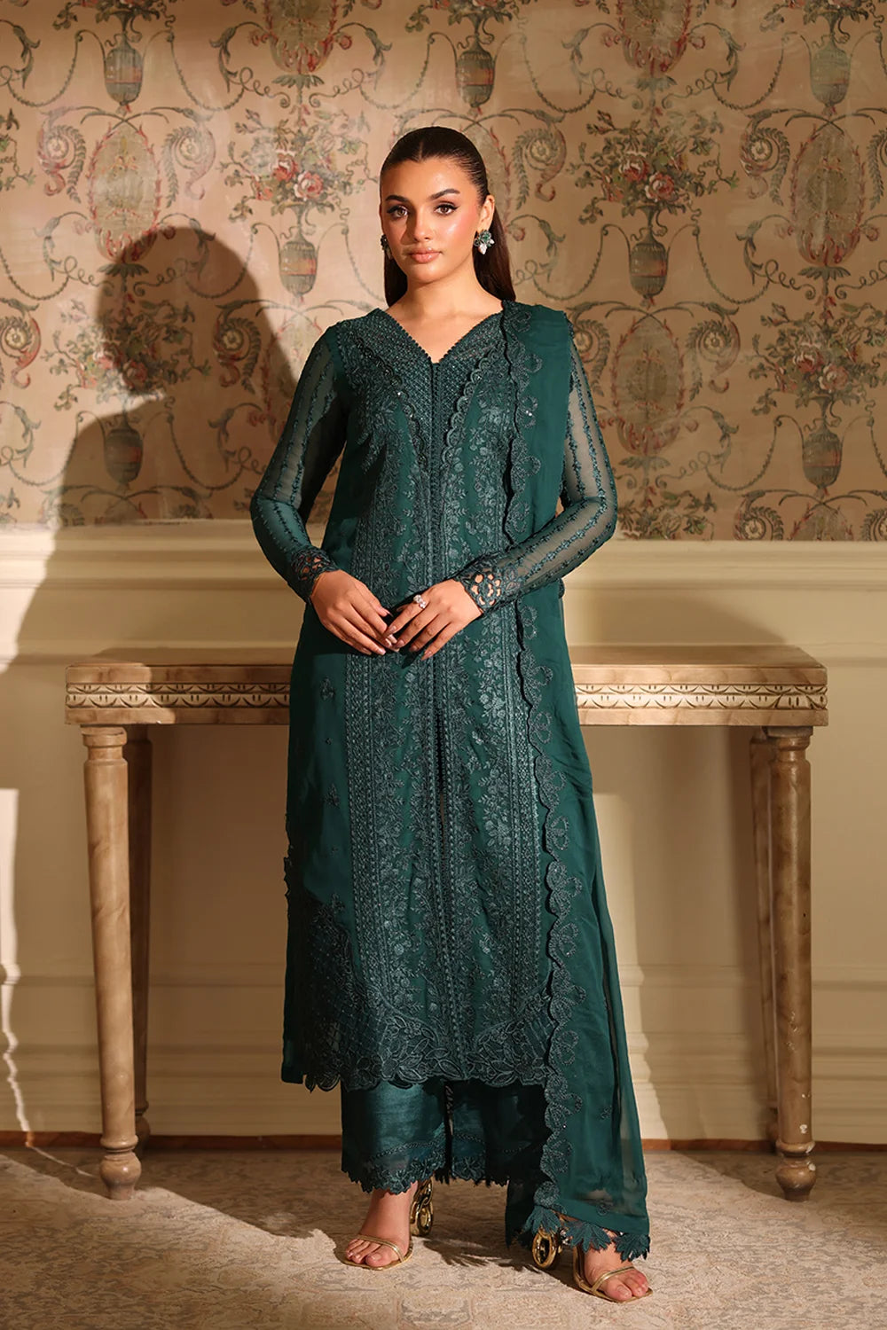 Enchanted Forest – authentic Pakistani dress from the Azure Ensembles collection for women in the UK