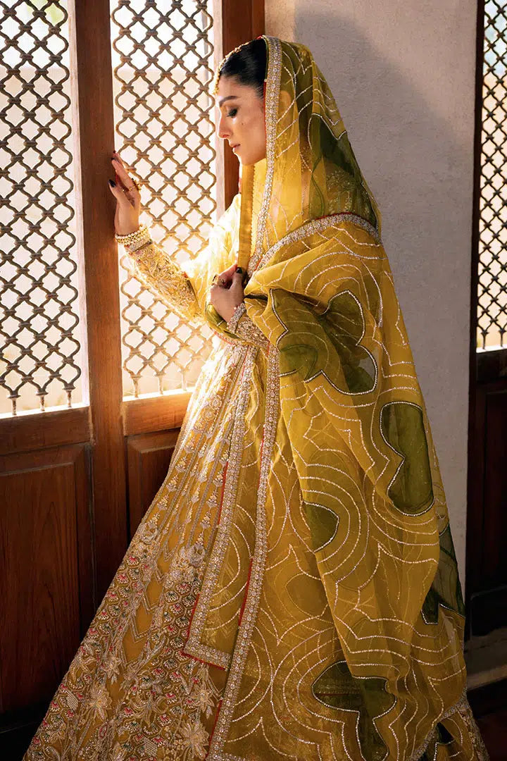 Erum Khan | Jahan Wedding 23 | Suraj Mukhi by Erum Khan - Designer Dress  - Type : Wedding Dress - Available at Libayah - 100% Original 