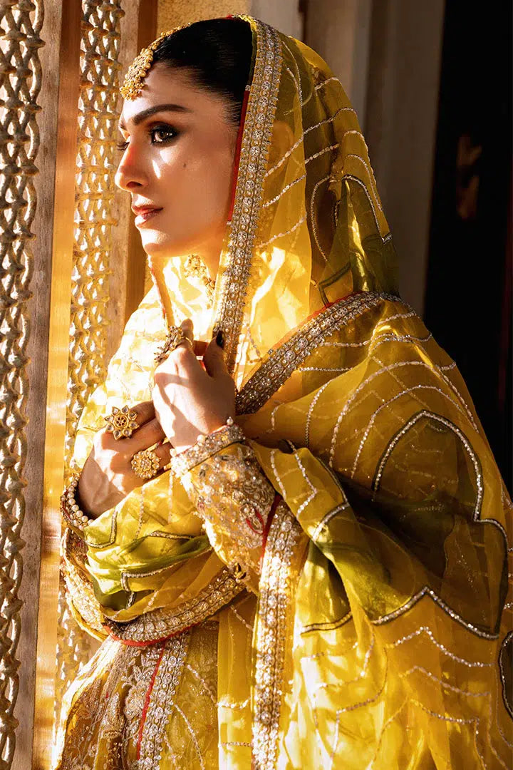 Erum Khan | Jahan Wedding 23 | Suraj Mukhi by Erum Khan - Designer Dress  - Type : Wedding Dress - Available at Libayah - 100% Original 
