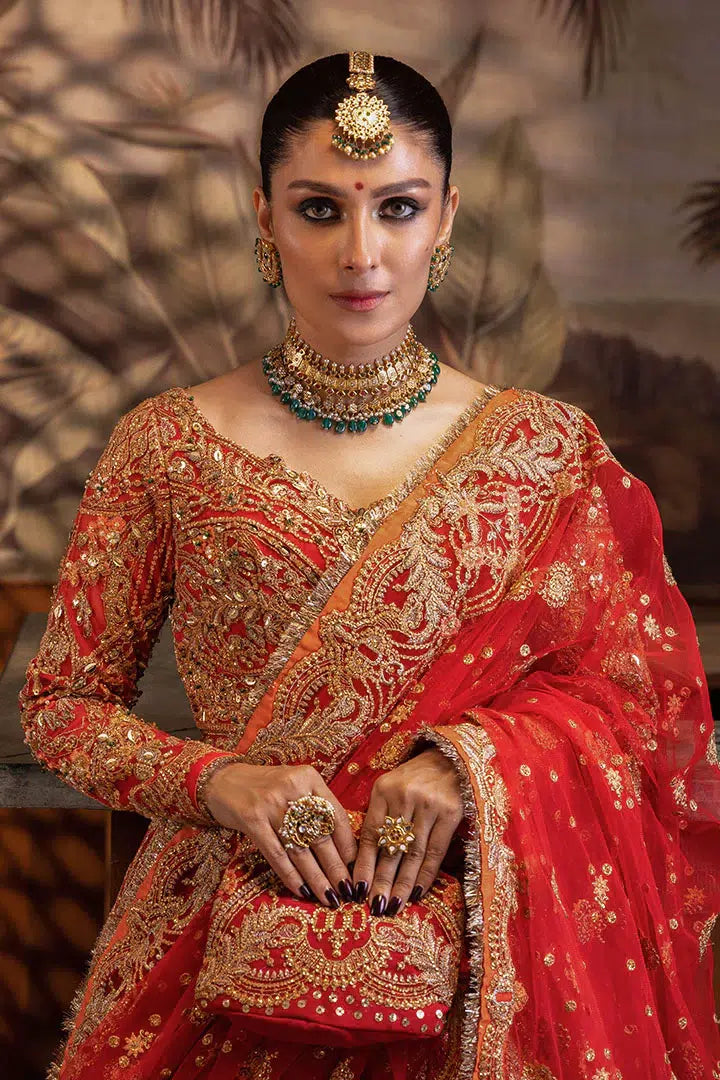 Erum Khan | Jahan Wedding 23 | Bano by Erum Khan - Designer Dress  - Type : Wedding Dress - Available at Libayah - 100% Original 