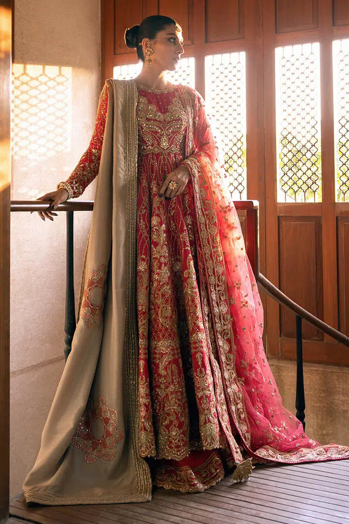 Erum Khan | Jahan Wedding 23 | Rani by Erum Khan - Designer Dress  - Type : Wedding Dress - Available at Libayah - 100% Original 
