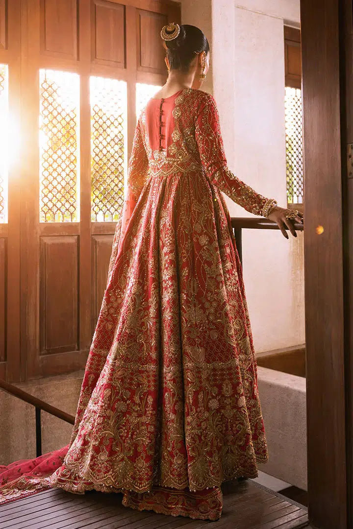 Erum Khan | Jahan Wedding 23 | Rani by Erum Khan - Designer Dress  - Type : Wedding Dress - Available at Libayah - 100% Original 