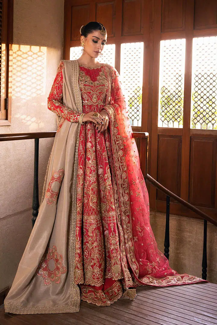 Erum Khan | Jahan Wedding 23 | Rani by Erum Khan - Designer Dress  - Type : Wedding Dress - Available at Libayah - 100% Original 