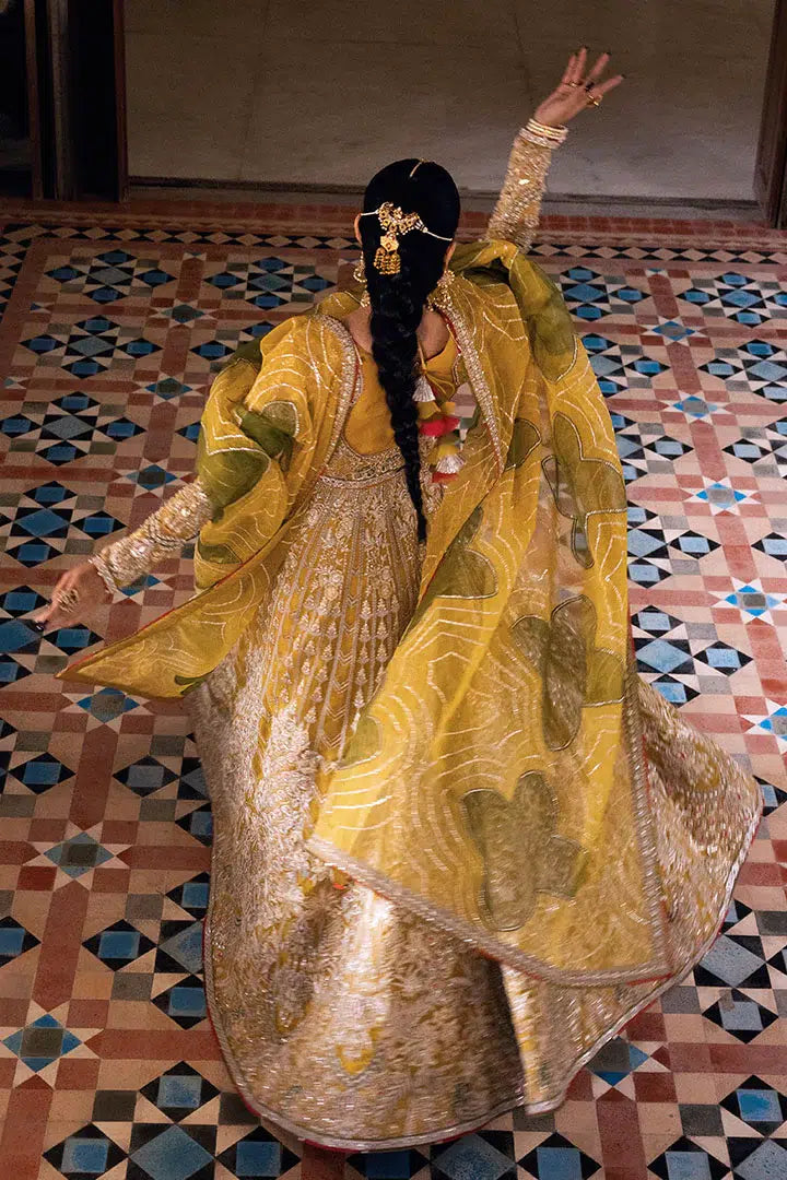Erum Khan | Jahan Wedding 23 | Suraj Mukhi by Erum Khan - Designer Dress  - Type : Wedding Dress - Available at Libayah - 100% Original 