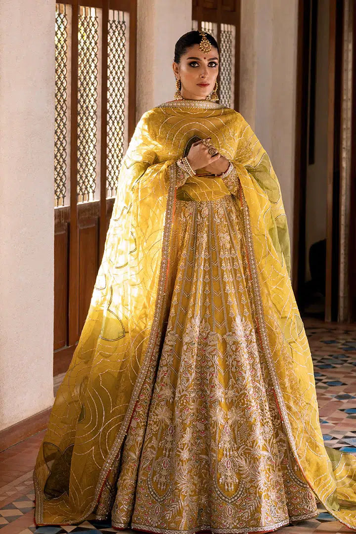 Erum Khan | Jahan Wedding 23 | Suraj Mukhi by Erum Khan - Designer Dress  - Type : Wedding Dress - Available at Libayah - 100% Original 