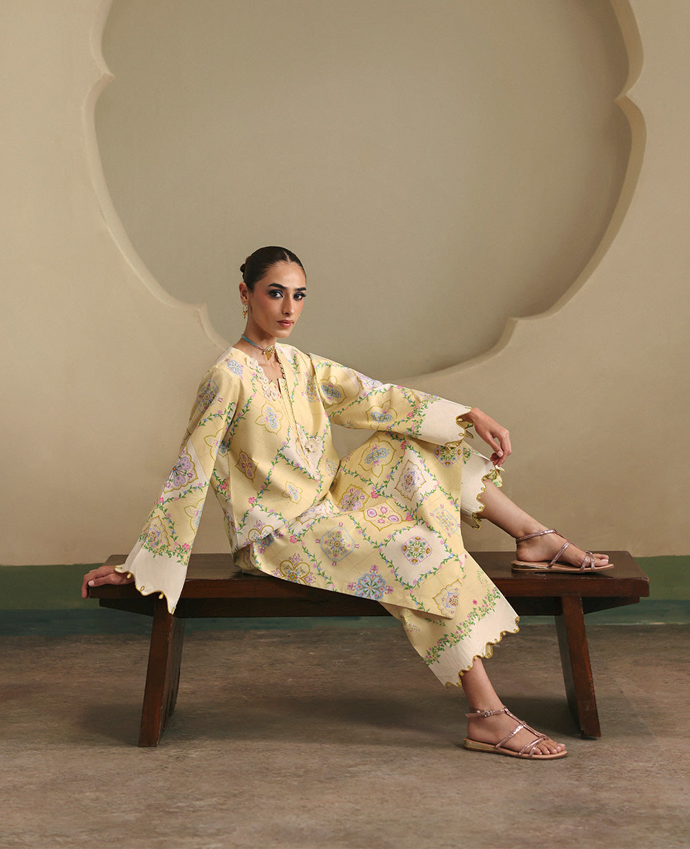Republic Womenswear | Neoma Essential Basic Pret 26 |Lirenne by Republic Womenswear - Designer Dress  - Type : Ladies Clothes - Available at Libayah - 100% Original 