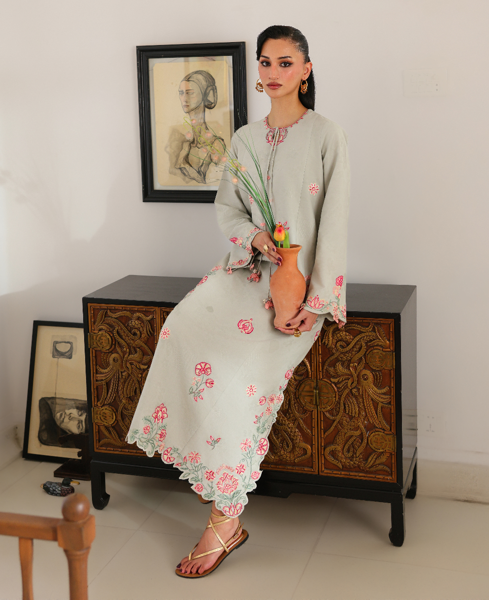 Republic Womenswear | Neonma Essential Pret 26 |Giselle by Republic Womenswear - Designer Dress  - Type : Ladies Clothes - Available at Libayah - 100% Original 