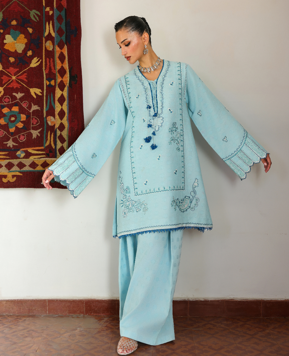 Republic Womenswear | Neonma Essential Pret 26 |Skyloom by Republic Womenswear - Designer Dress  - Type : Ladies Clothes - Available at Libayah - 100% Original 