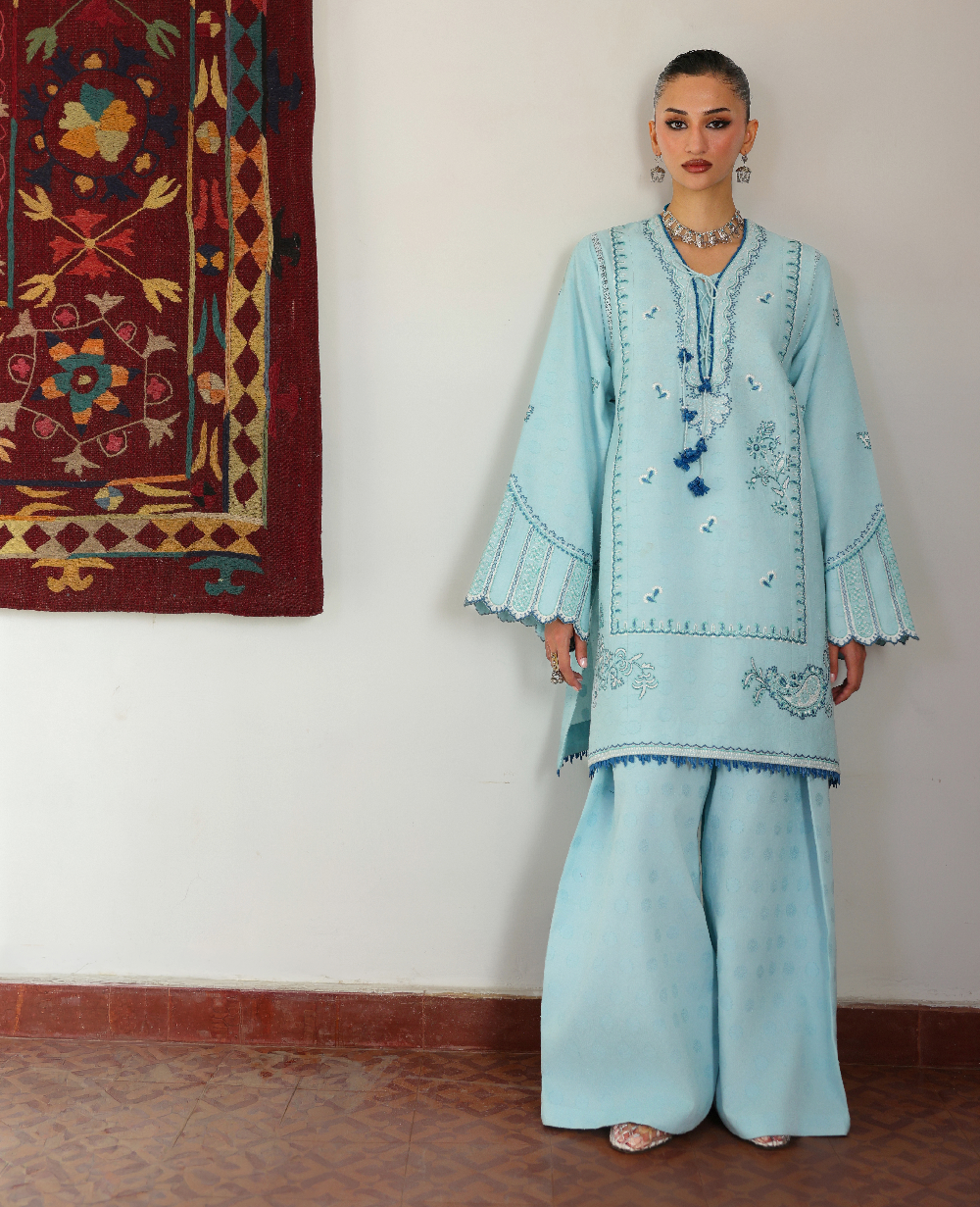Republic Womenswear | Neonma Essential Pret 26 |Skyloom by Republic Womenswear - Designer Dress  - Type : Ladies Clothes - Available at Libayah - 100% Original 