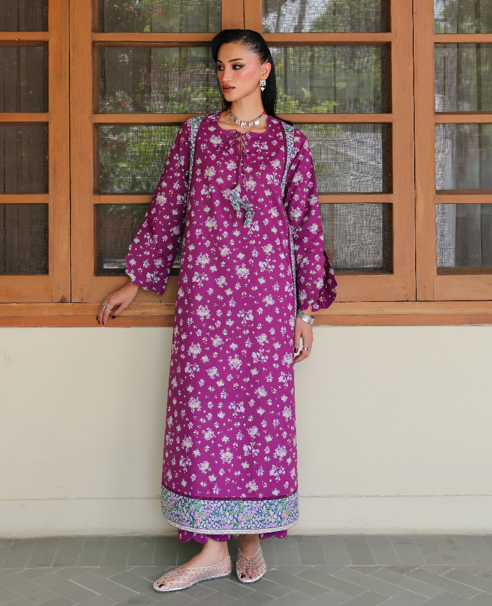 Republic Womenswear | Neonma Essential Pret 26 | Petal drift by Republic Womenswear - Designer Dress  - Type : Ladies Clothes - Available at Libayah - 100% Original 