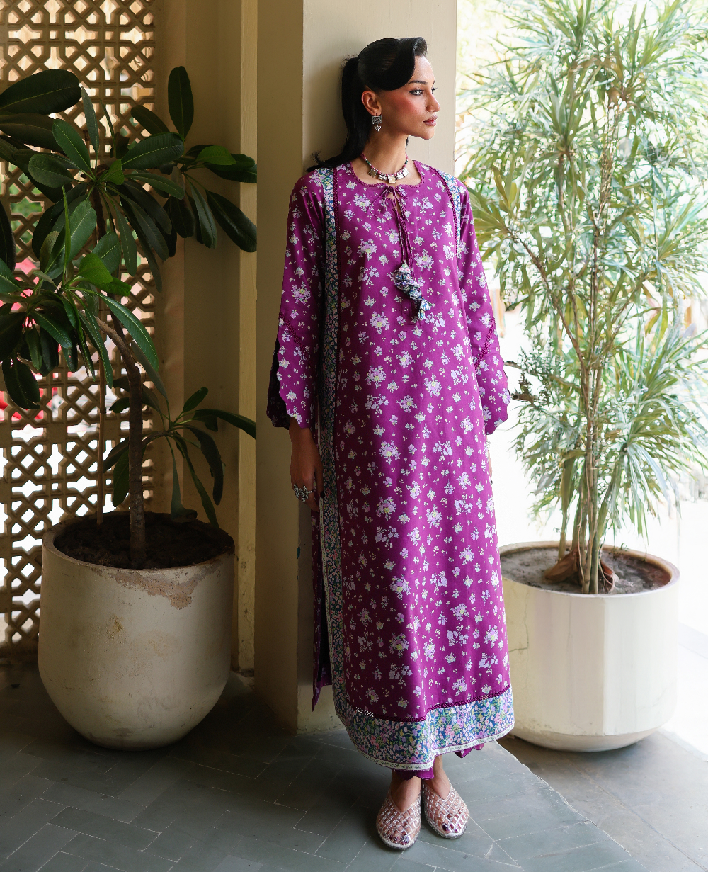 Republic Womenswear | Neonma Essential Pret 26 | Petal drift by Republic Womenswear - Designer Dress  - Type : Ladies Clothes - Available at Libayah - 100% Original 