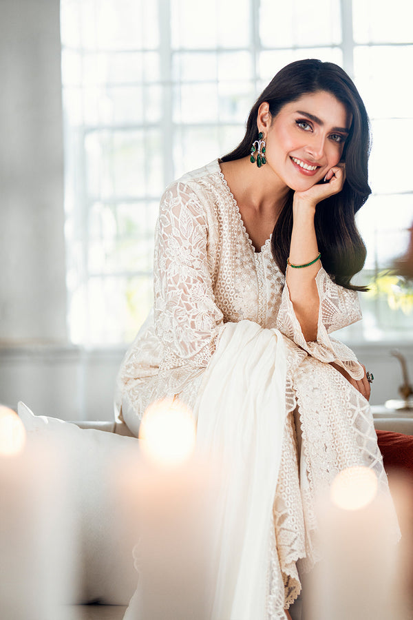 Azure | Luxe Formals | Ethereal Pearl by Azure - Designer Dress  - Type : Ladies Clothes - Available at Libayah - 100% Original 